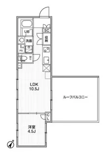 ASTILE幡ヶ谷【4階】の間取り