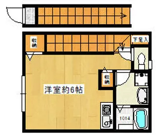 アヴニール泉【2階】の間取り