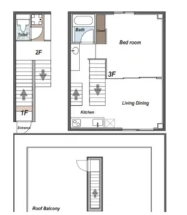 東京都中央区勝どき4【マンション】の間取り