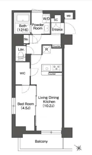 エスタート三ノ輪【2階】の間取り