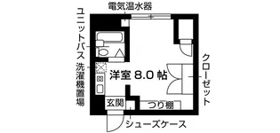 シャトーアルーフ【2階】の間取り