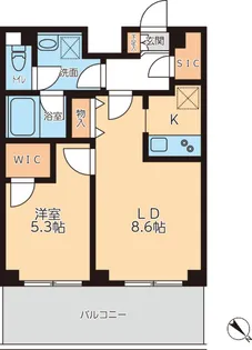 KDXレジデンス蒲田南【5階】の間取り