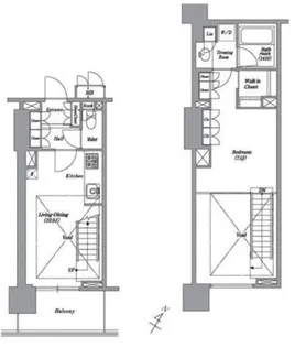レキシントンスクエア白金高輪【6階】の間取り