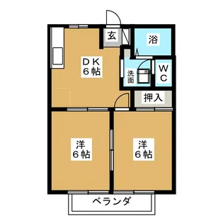 ルミエールC【2階】の間取り