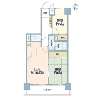 プライムエステート泉中央【5階】の間取り