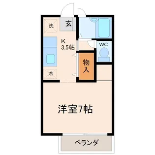 テクノハイツ【2階】の間取り