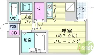 リエス支倉町【5階】の間取り