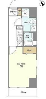 東京都中央区日本橋小網町【マンション】の間取り