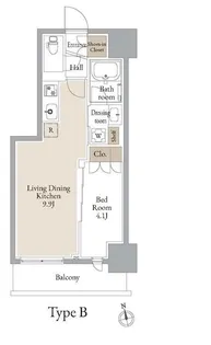 東京都台東区浅草橋3【マンション】の間取り