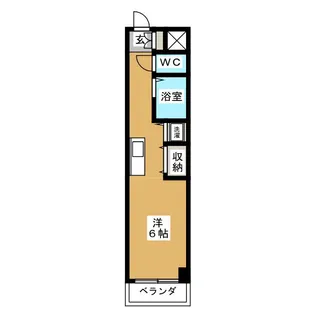 東京都中野区中野6【マンション】の間取り