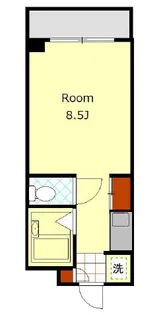 クリア上野毛通り【1階】の間取り