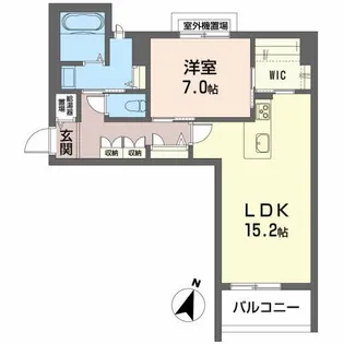 メゾンマスト名須川B棟【2階】の間取り