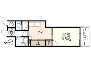 オルゴグラード広島【3階】の間取り