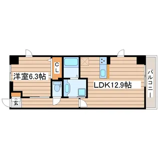 FarWisteria【5階】の間取り