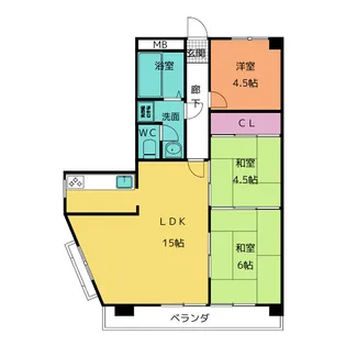CIELO平針【4階】の間取り