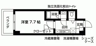 サニープレイス港島【1階】の間取り