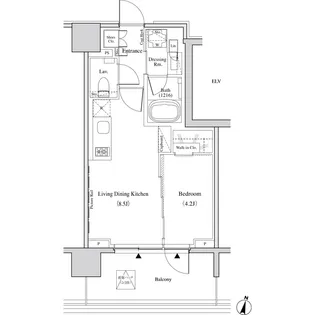 東京都渋谷区代々木2【マンション】の間取り