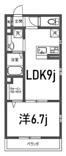カーサ クレール【2階】の間取り