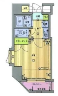 ガラ・ステージ日本橋人形町【9階】の間取り