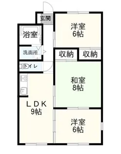 メゾン春山【1階】の間取り
