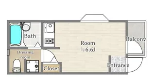 FUJISTA幡ヶ谷III【1階】の間取り