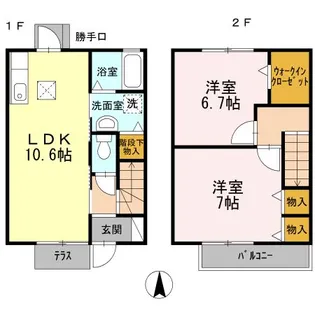 愛知県海部郡大治町大字砂子【一戸建】の間取り