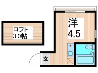 シャンテ堀切菖蒲園【3階】の間取り