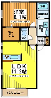 東京都調布市菊野台2【アパート】の間取り