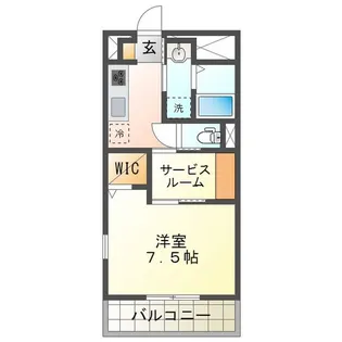 ロイヤルグランコート津【4階】の間取り