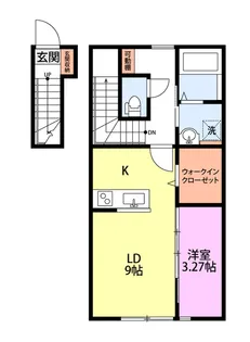 リビンド田塚II【2階】の間取り