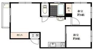 池袋陽光マイコーポ【2階】の間取り