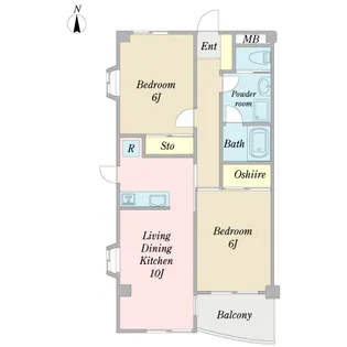 ユー・コート西葛西【3階】の間取り