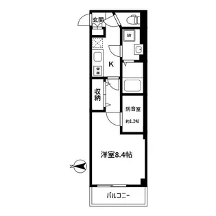 CASA南千住【3階】の間取り