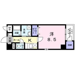 翔吉野【2階】の間取り