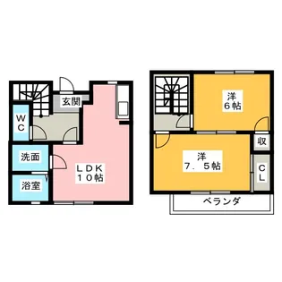 グランドマリーナC【1階】の間取り