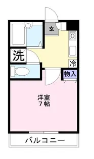 イーグルシティB【1階】の間取り