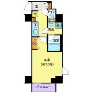 クレヴィスタ東向島【6階】の間取り