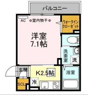 ヒラソル二俣川【2階】の間取り