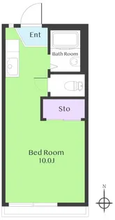 カルム桜新町B【1階】の間取り