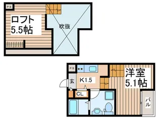 fortunato【2階】の間取り