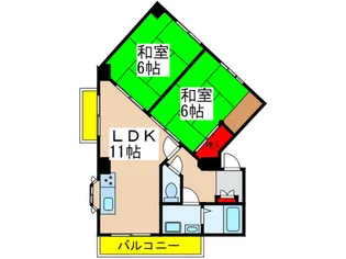 海岸通りビル【3階】の間取り