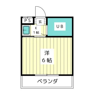 大仁マンション【2階】の間取り