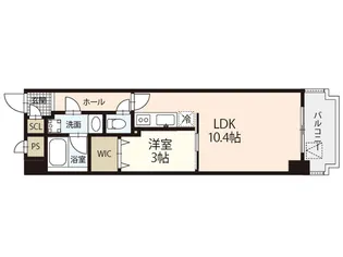 カーサとぎや町【4階】の間取り