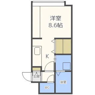 GRAND DU ROI【3階】の間取り