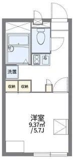 レオパレスLUMIERE【1階】の間取り