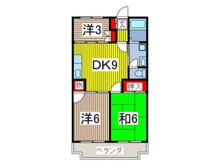 ハイツニューエイト【1階】の間取り