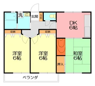 プリンスハイム藤沢1号【2階】の間取り