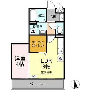 クレインハイム【2階】の間取り