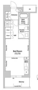 飯田橋ガーデンフラッツ【4階】の間取り