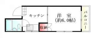 ULTIMATE ONE BLDG宇品【5階】の間取り